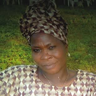 Mrs. Salami before the acid burn assisted by Philippo Macedonian Foundation